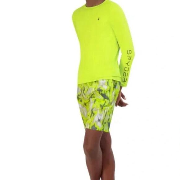 Spyder Boys Swim Set Trunks Rash guard 2 piece Size XL NEW - Picture 2 of 9